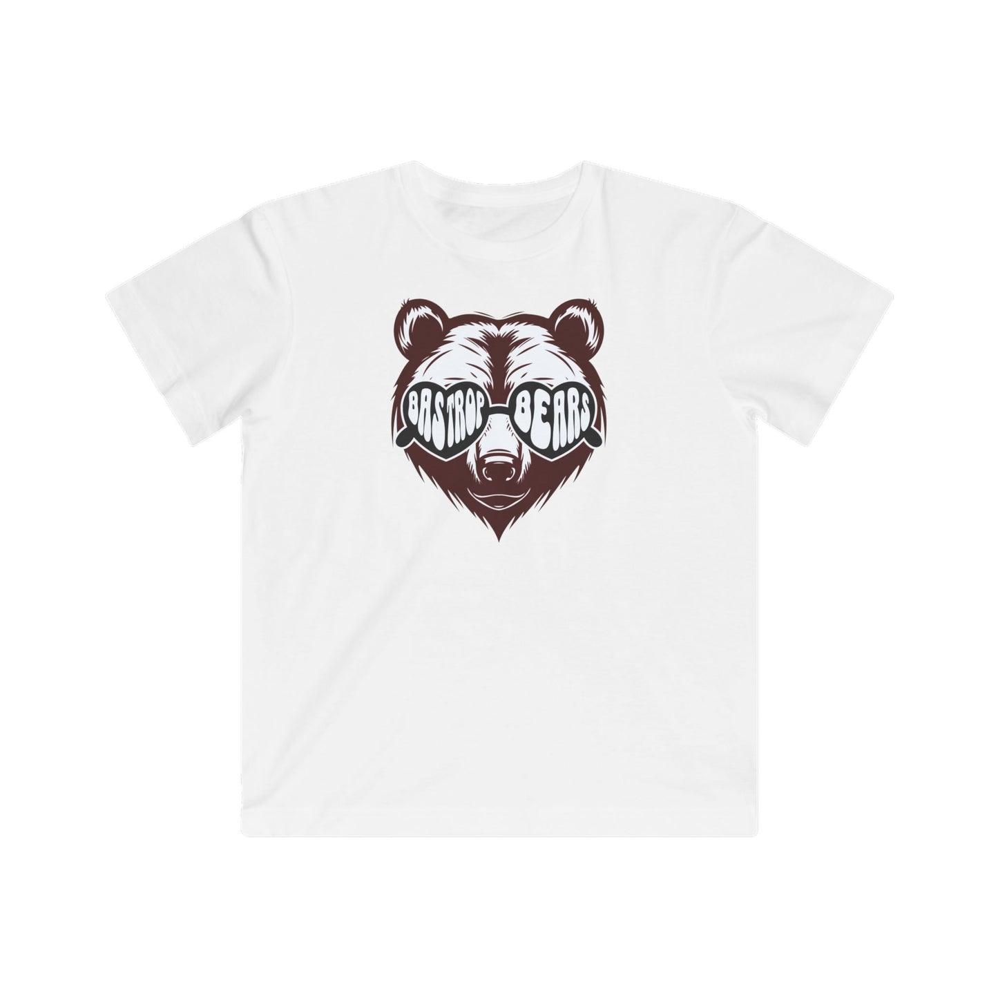 Bastrop Bear Glasses Youth Tshirt