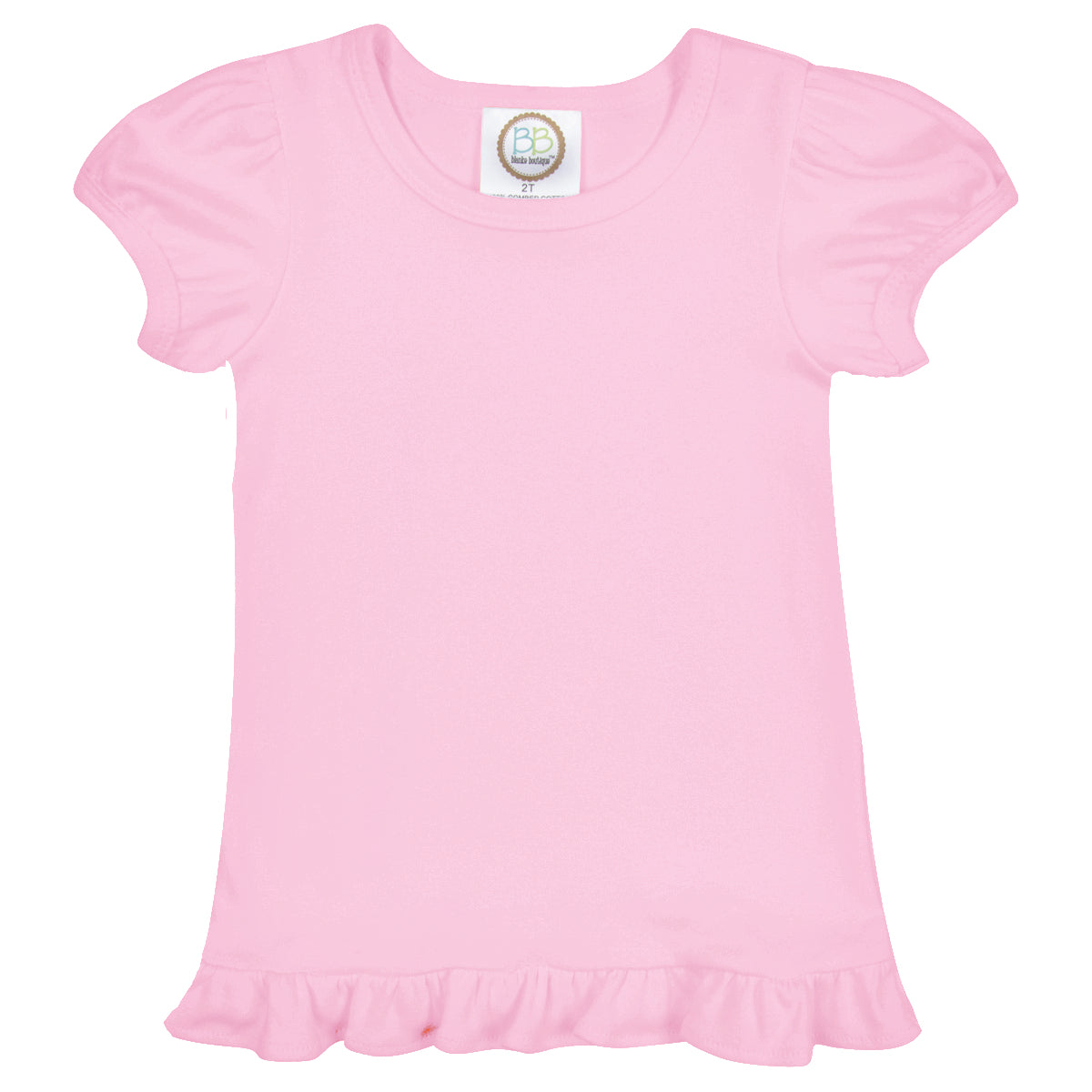Abbie Short Sleeve Ruffle Tshirt 2T-8