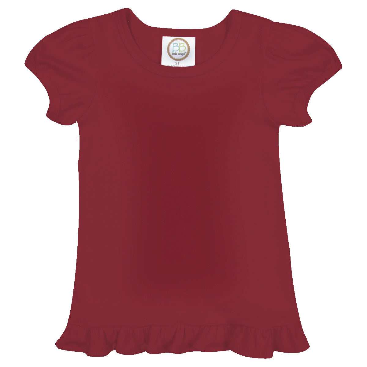 Abbie Short Sleeve Ruffle Tshirt 2T-8