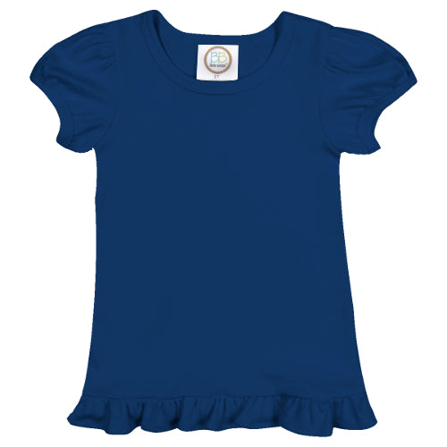 Abbie Short Sleeve Ruffle Tshirt 2T-8