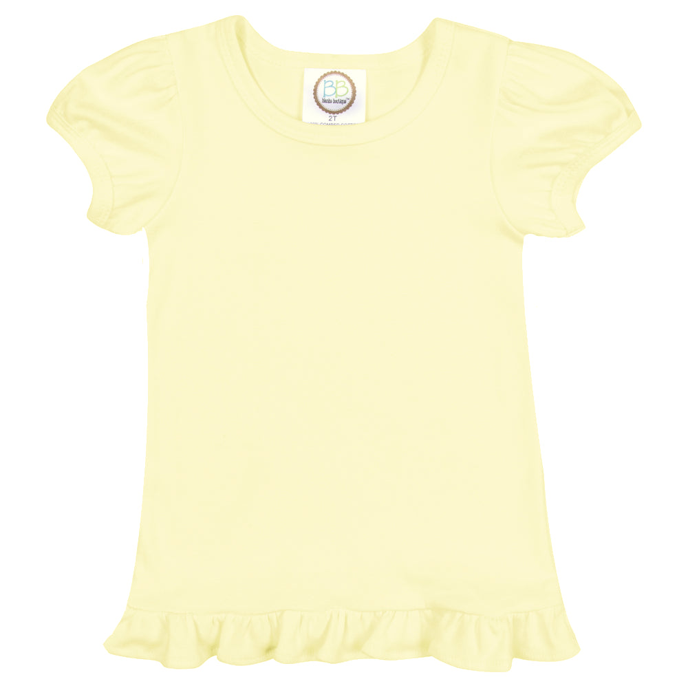 Abbie Short Sleeve Ruffle Tshirt 2T-8