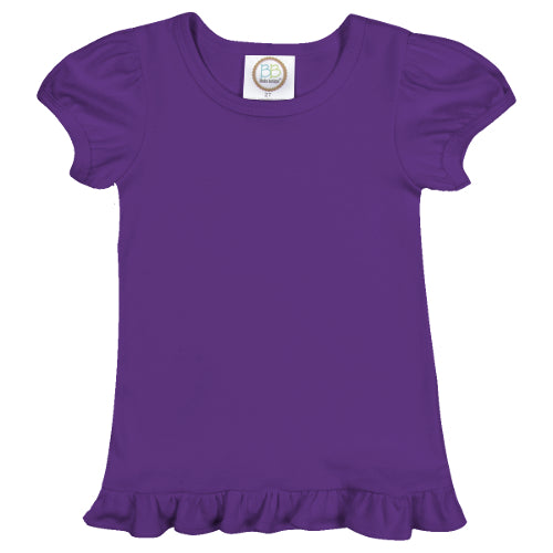 Abbie Short Sleeve Ruffle Tshirt 2T-8