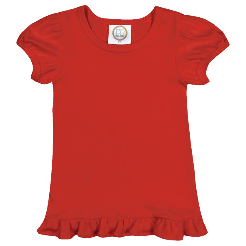 Abbie Short Sleeve Ruffle Tshirt 2T-8