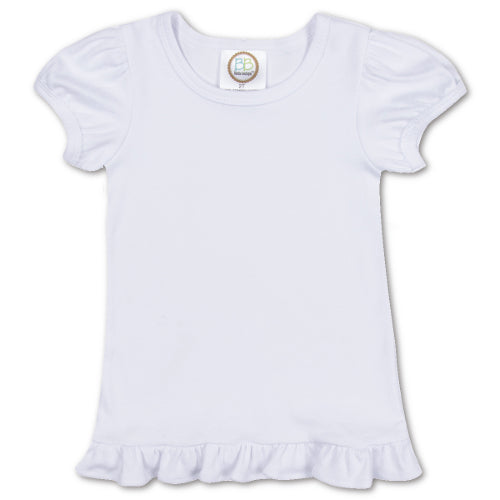 Abbie Short Sleeve Ruffle Tshirt 2T-8