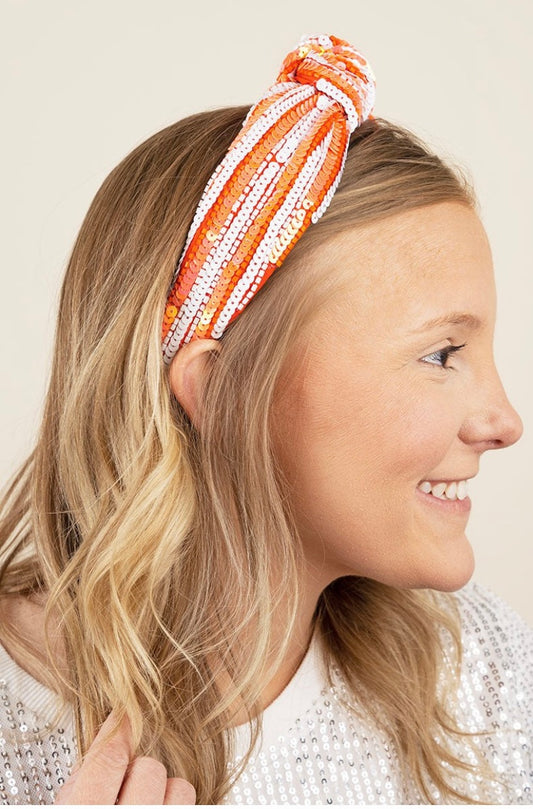 Tigers Sequin Headband