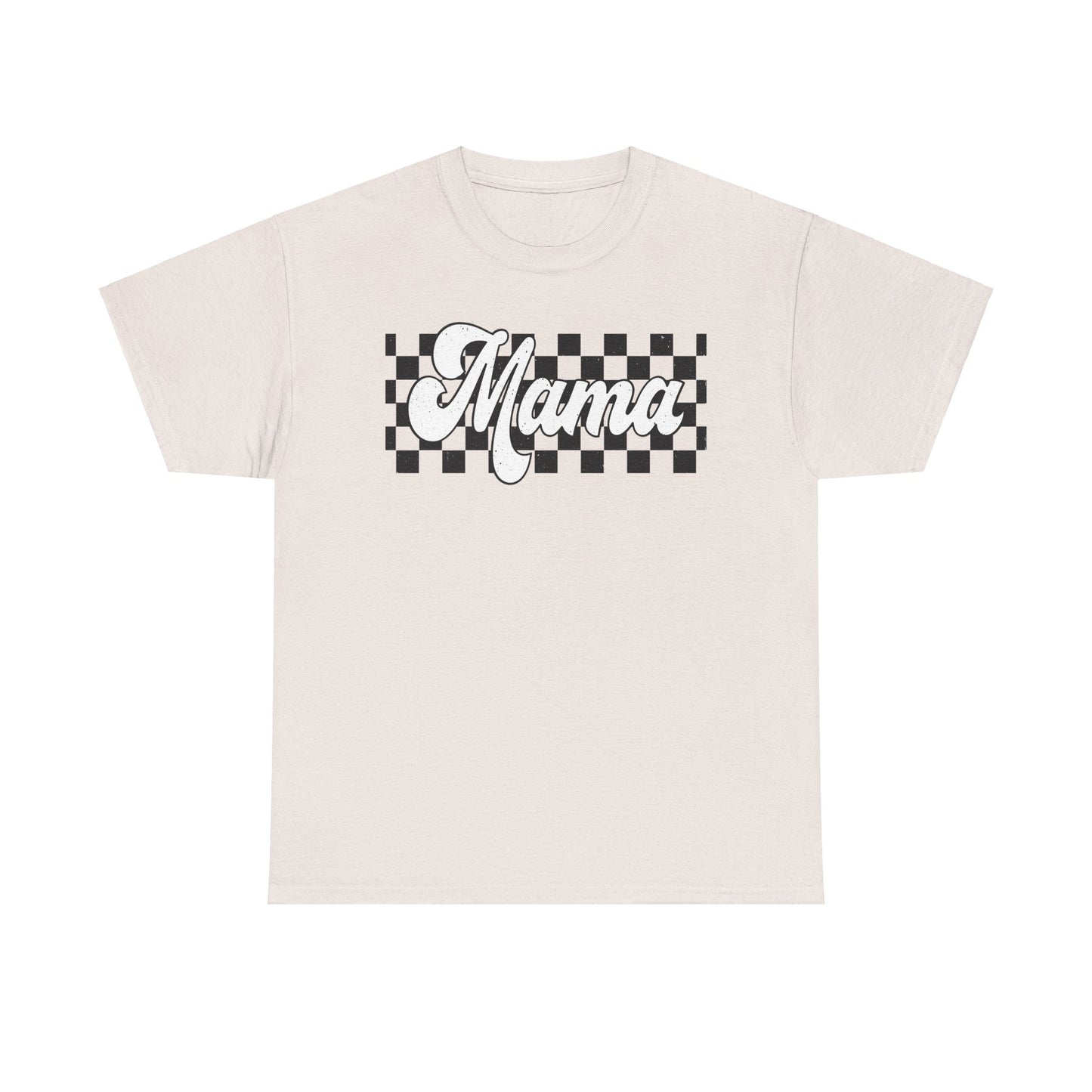 Mama Checkered Adult Tshirt | Mama Racing Shirt | Mama motorcross | Mama Birthday Party Shirt | First time Mom | Mother shirt | Nascar Mommy