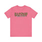 Bastrop Cheetah Font Adult Tshirt