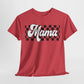 Mama Checkered Adult Tshirt | Mama Racing Shirt | Mama motorcross | Mama Birthday Party Shirt | First time Mom | Mother shirt | Nascar Mommy