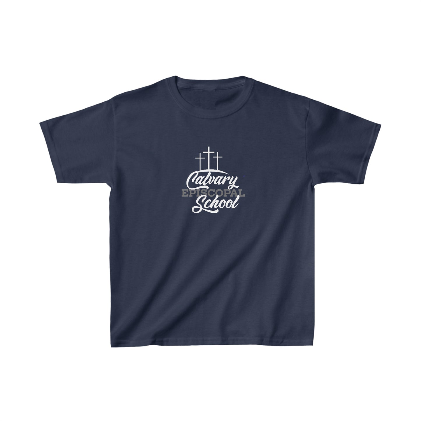 Calvary White Cross Shirt YOUTH