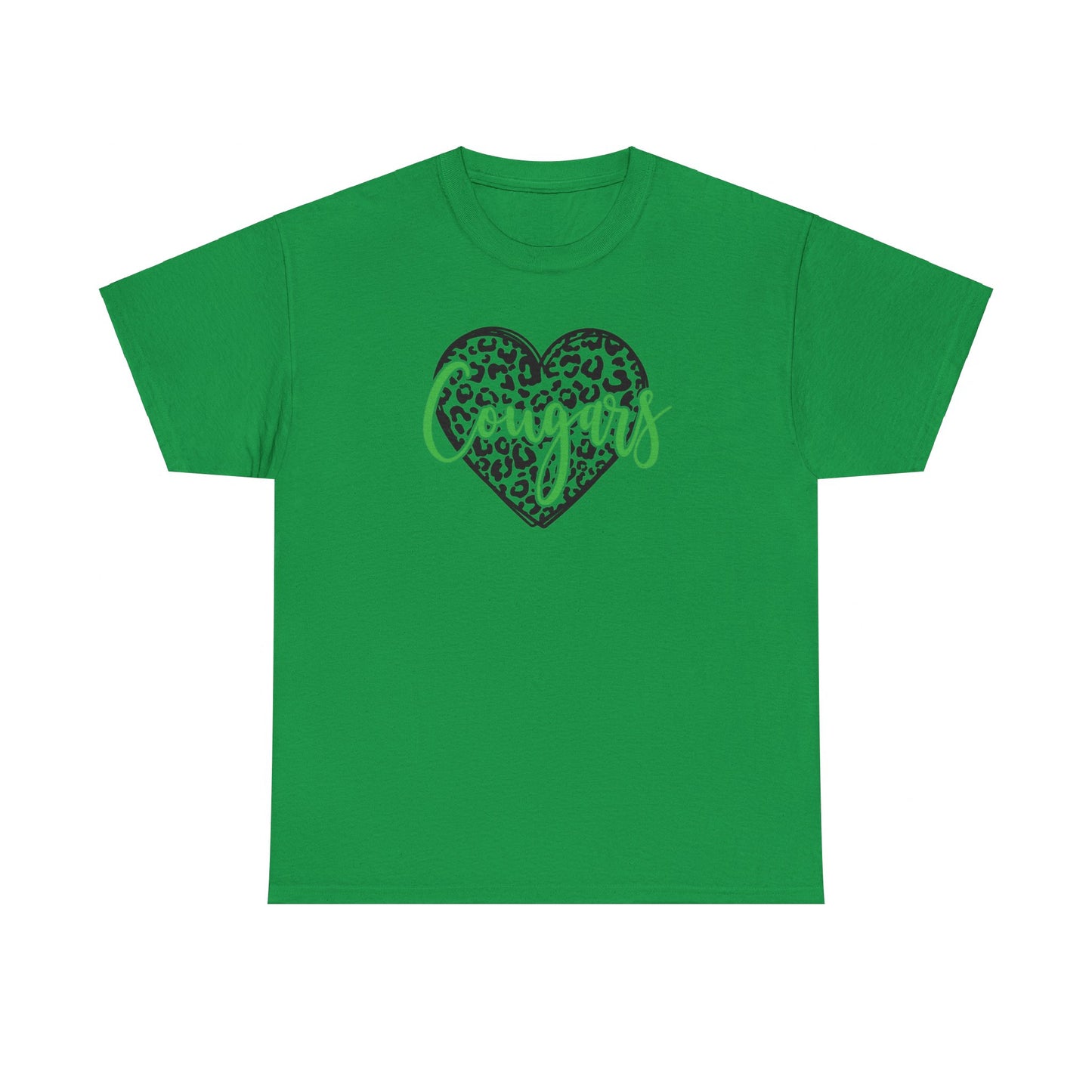 Heart of a Cougar Adult Tshirt