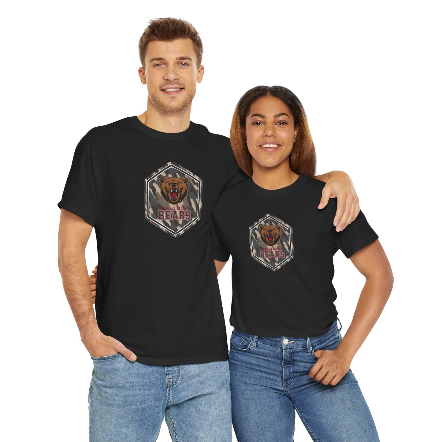 Camo Bears Adult Tshirt