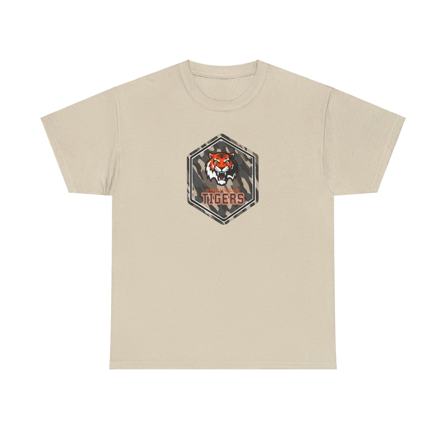 Camo Tigers Adult Tshirt