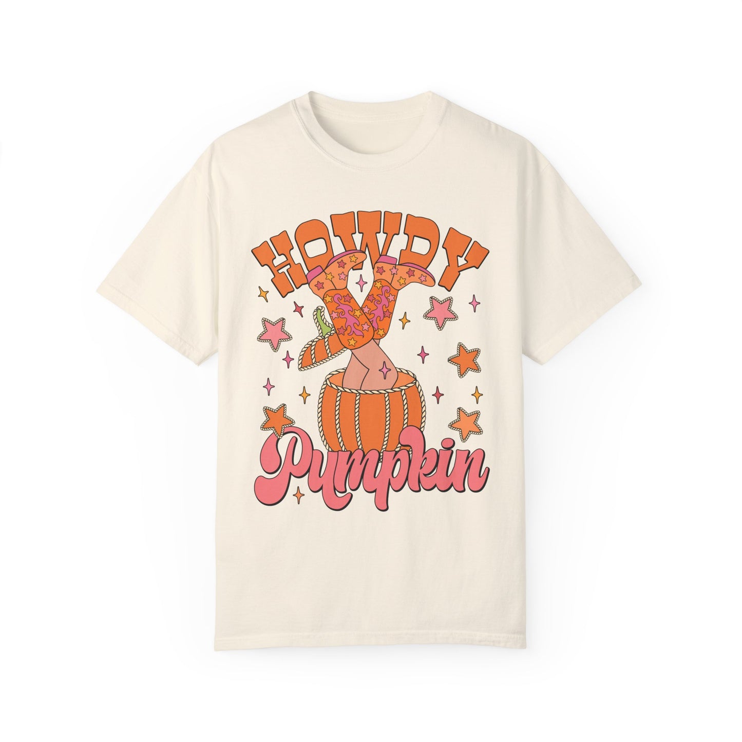 Howdy Pumpkin Comfort Colors Tshirt | Pumpkin Patch Tshirt | Pumpkin Spice latte | Fall Fashion Graphic Shirt | Halloween Top