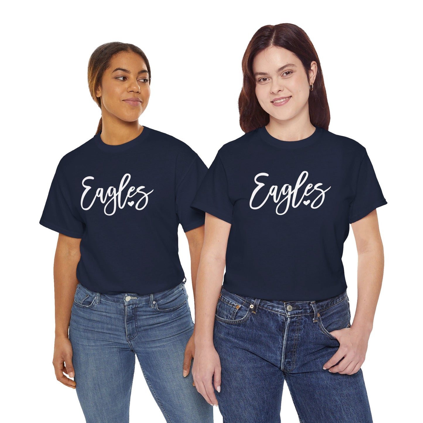 I Heart An Eagle Adult Shirt