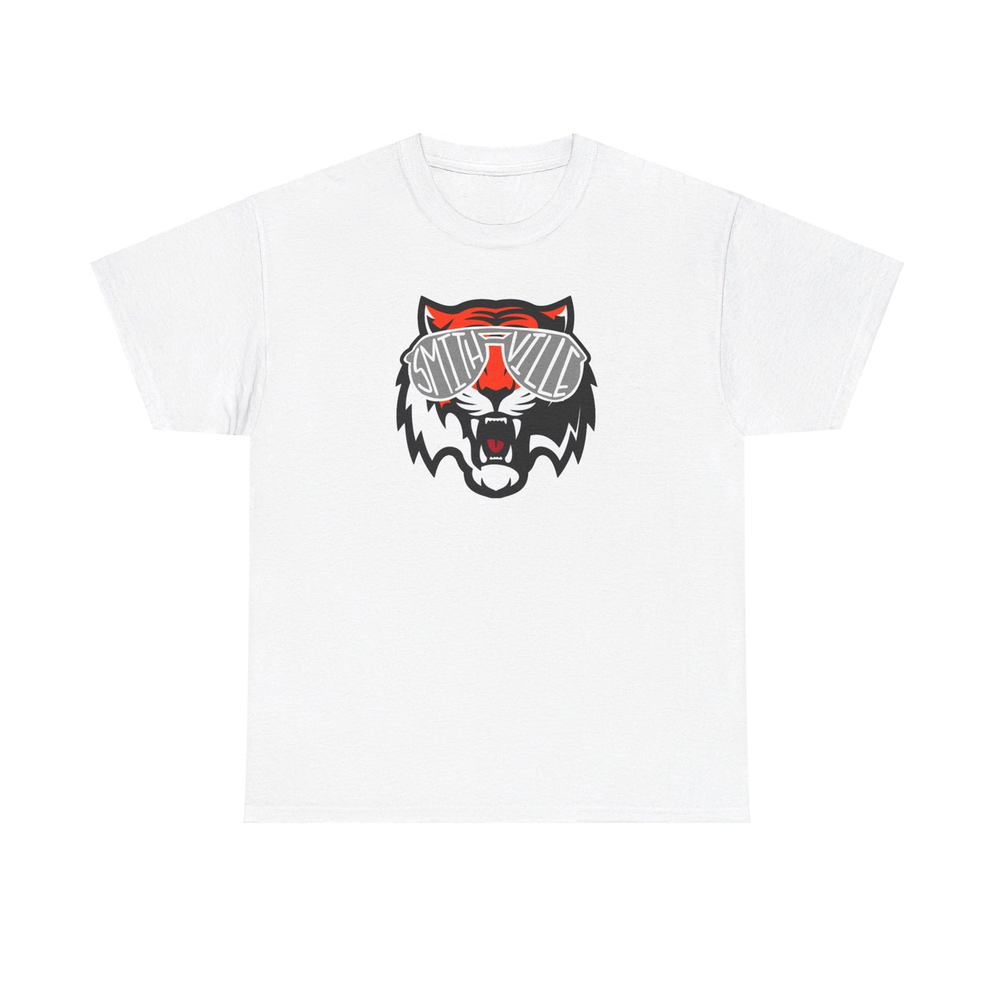 Tiger Glasses Adult Tshirt