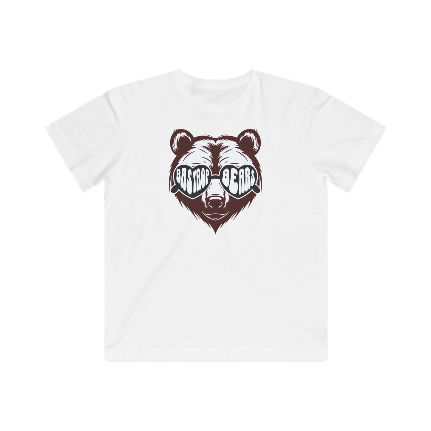 Bastrop Bear Glasses Youth Tshirt