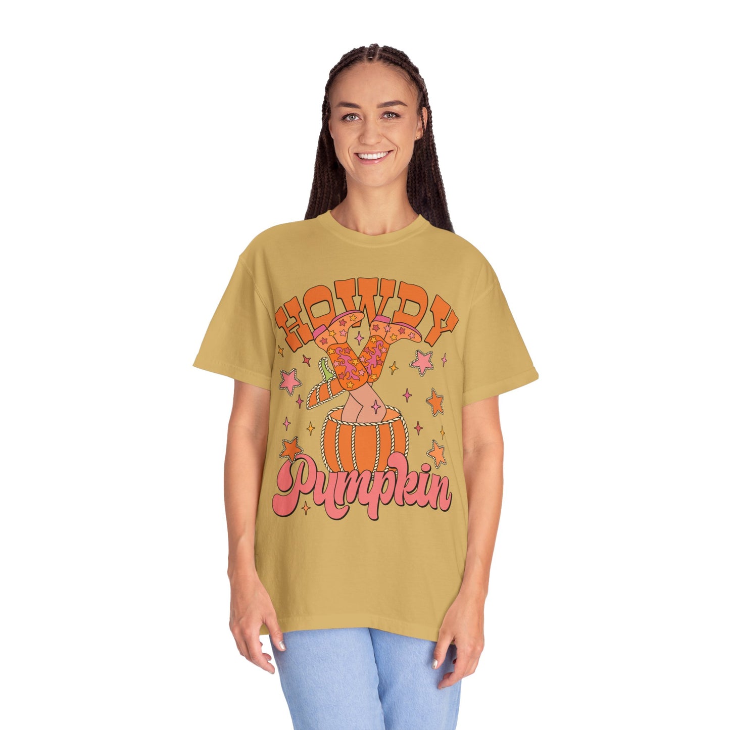 Howdy Pumpkin Comfort Colors Tshirt | Pumpkin Patch Tshirt | Pumpkin Spice latte | Fall Fashion Graphic Shirt | Halloween Top