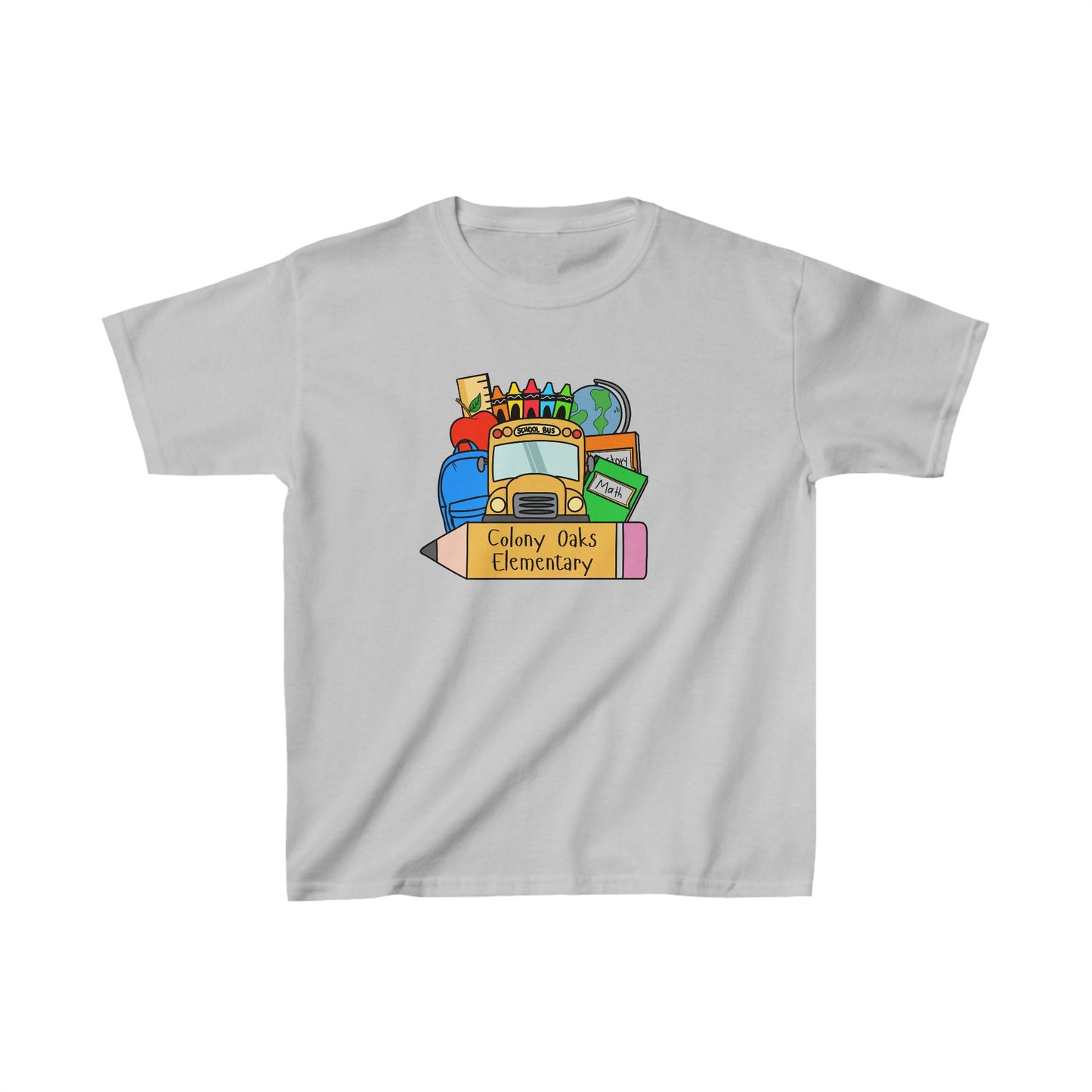 Colony Oaks Elementary Bus Youth Tshirt