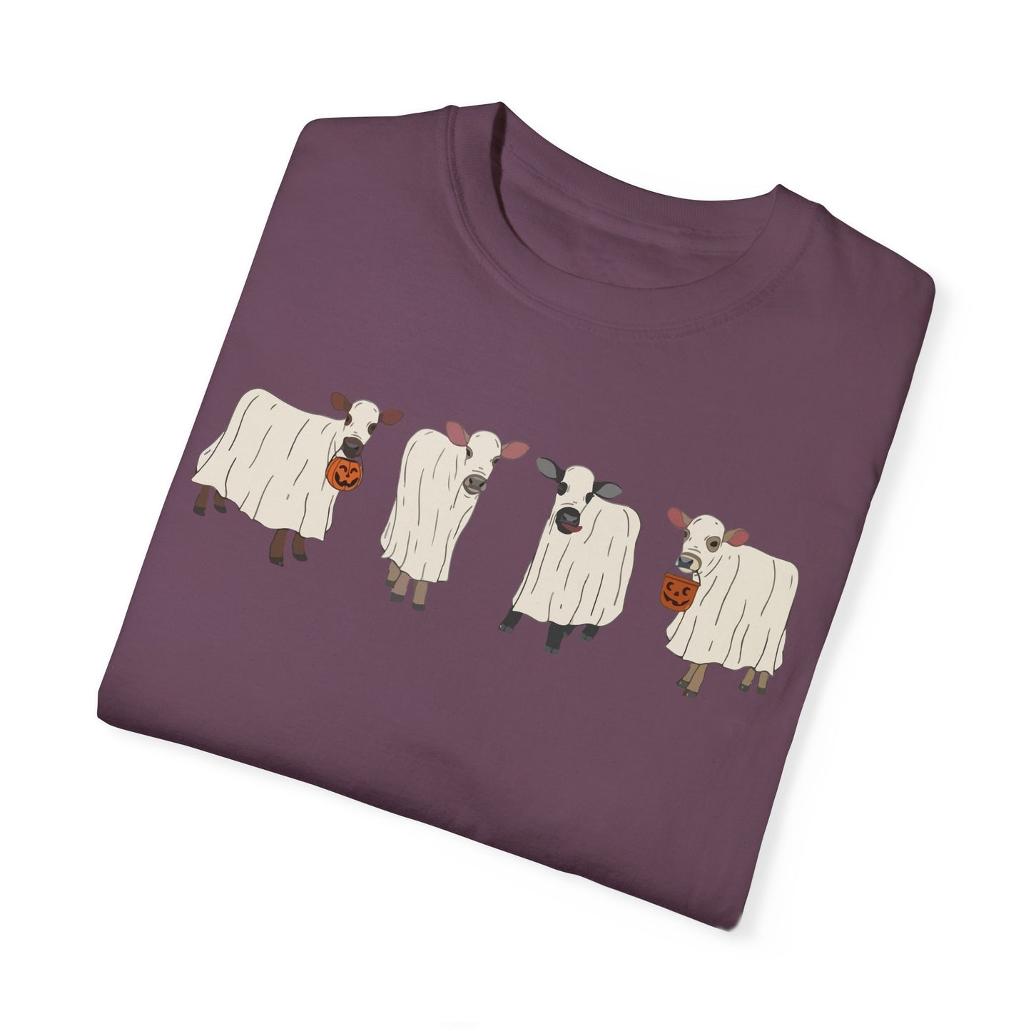 Ghost Cow | Moo Cow | Pumpkin Patch Tshirt | Pumpkin Spice latte | Fall Fashion Graphic Shirt | Halloween Top