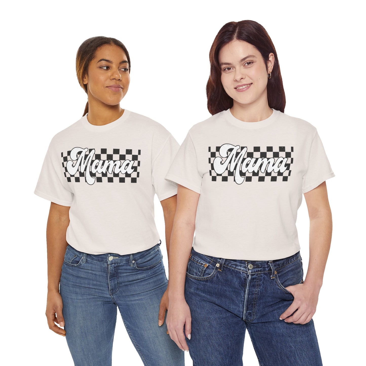 Mama Checkered Adult Tshirt | Mama Racing Shirt | Mama motorcross | Mama Birthday Party Shirt | First time Mom | Mother shirt | Nascar Mommy