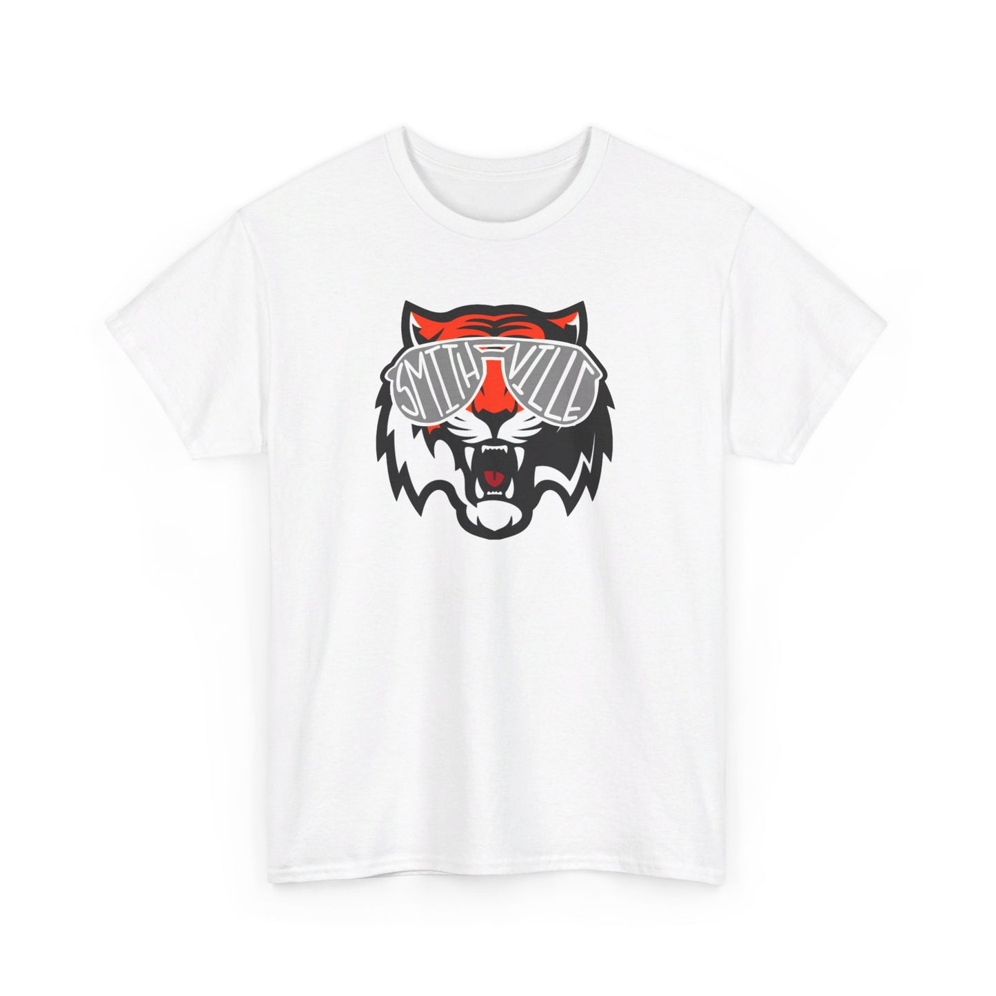 Tiger Glasses Adult Tshirt