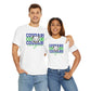 Cougars Stacked Adult Tshirt