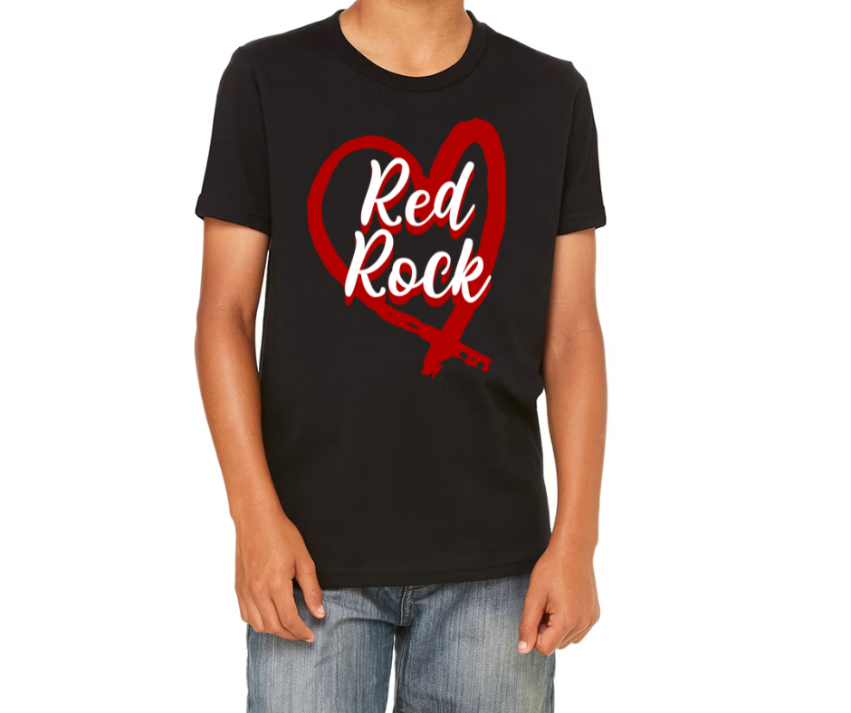 Red Rock Heart Bella + Canvas