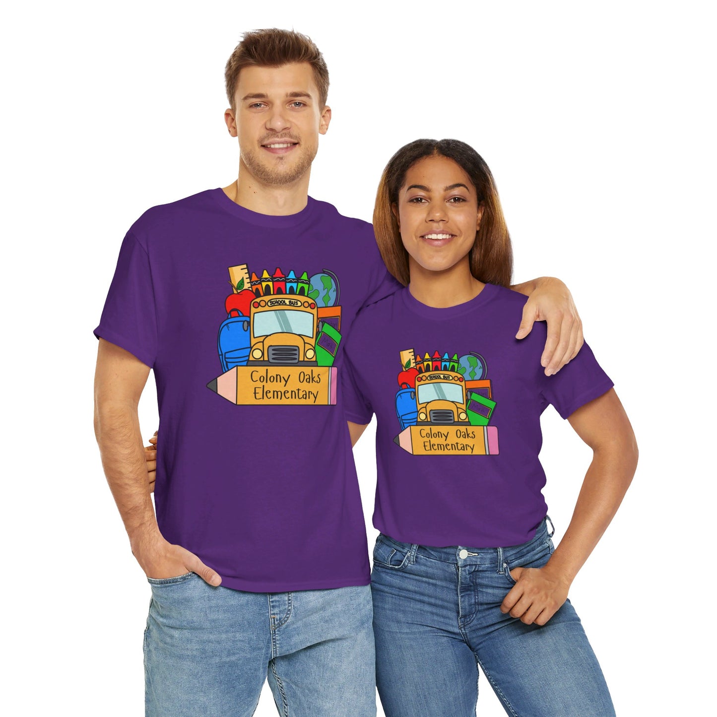 Colony Oaks Bus Adult Tshirt