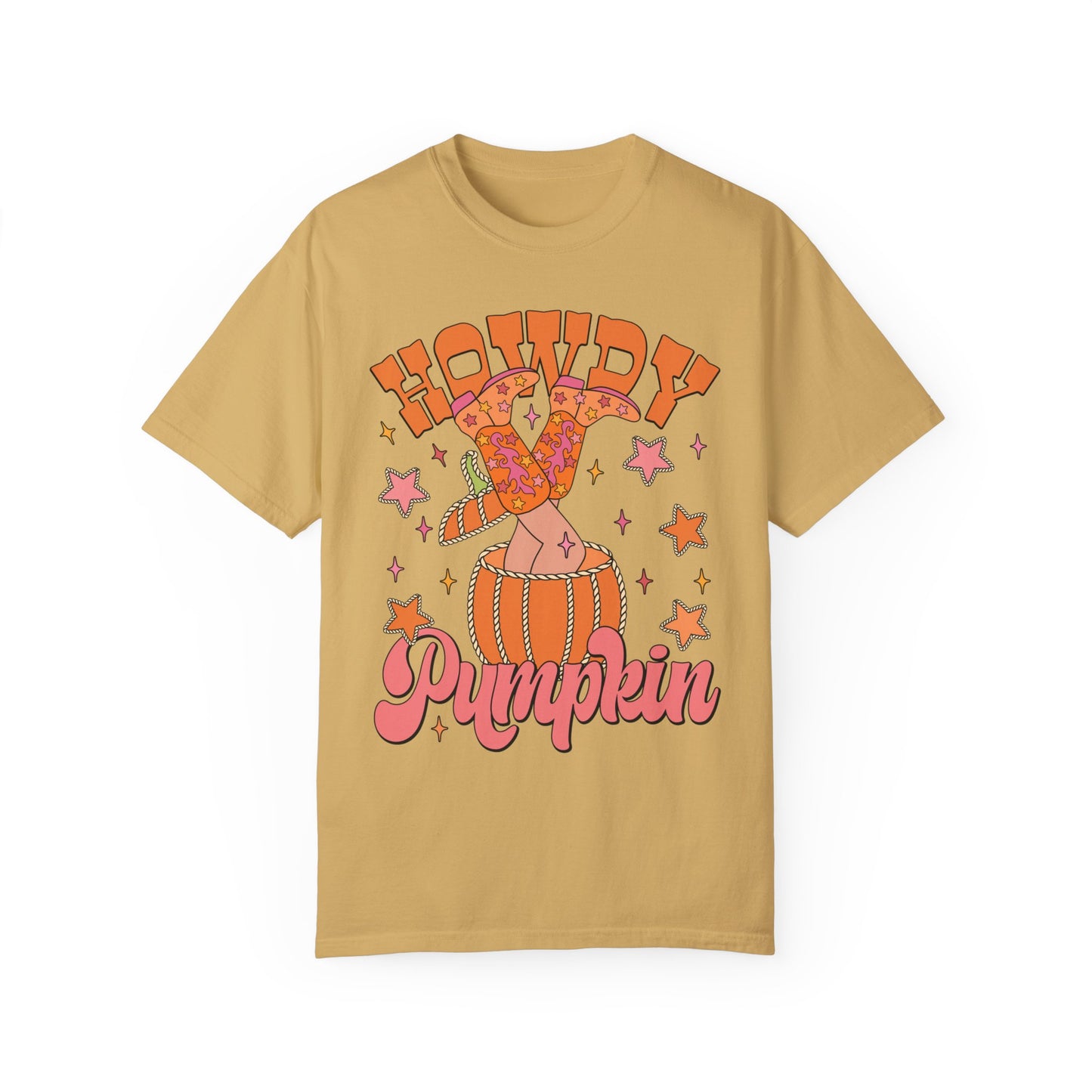 Howdy Pumpkin Comfort Colors Tshirt | Pumpkin Patch Tshirt | Pumpkin Spice latte | Fall Fashion Graphic Shirt | Halloween Top