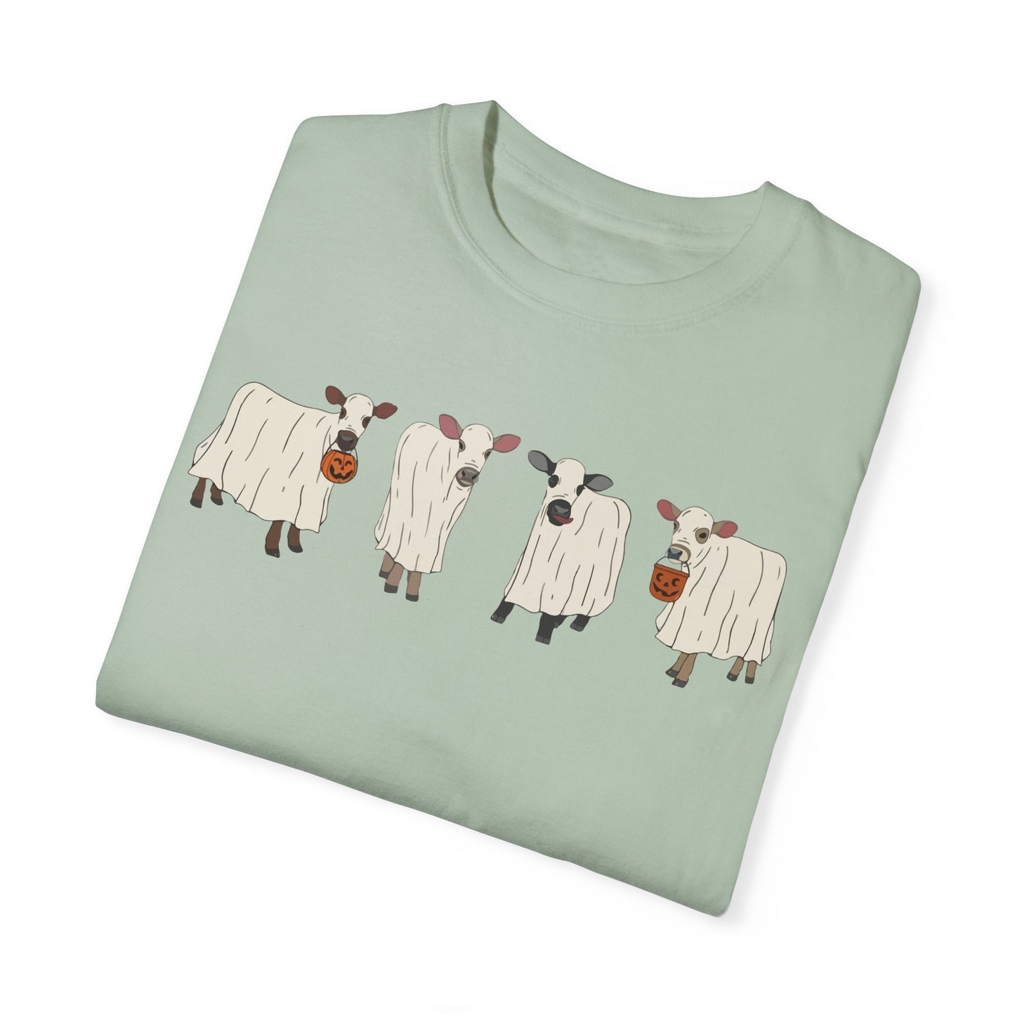 Ghost Cow | Moo Cow | Pumpkin Patch Tshirt | Pumpkin Spice latte | Fall Fashion Graphic Shirt | Halloween Top