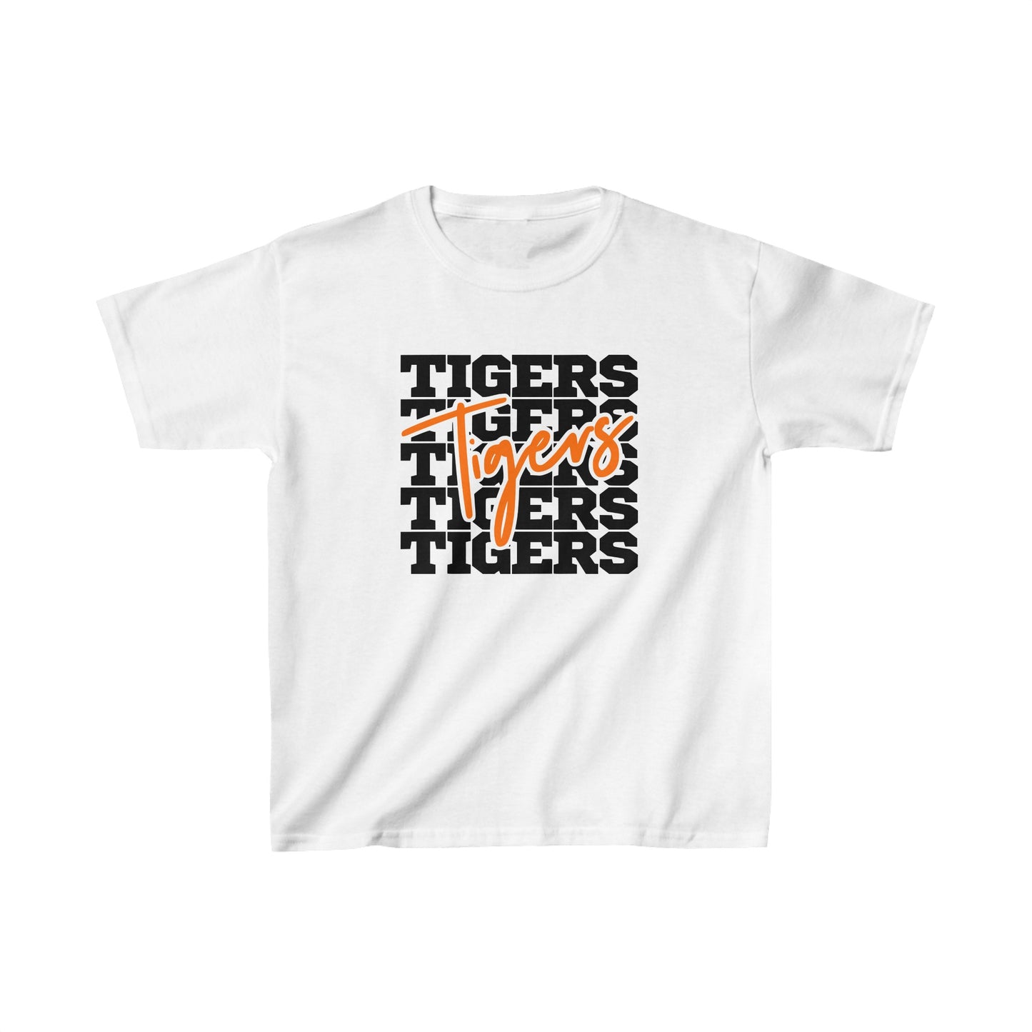 Tigers Stacked Youth Tshirt