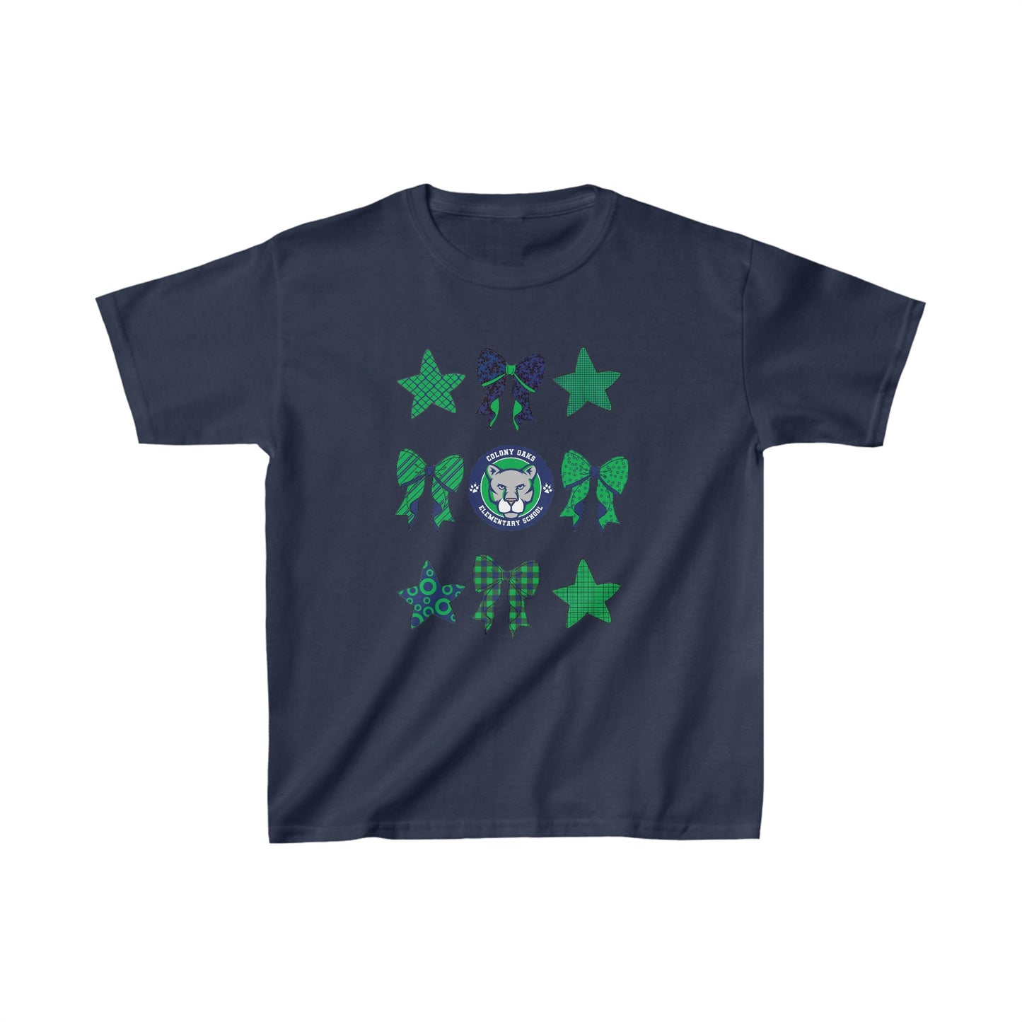 Colony Oaks Bows & Stars Youth Tshirt