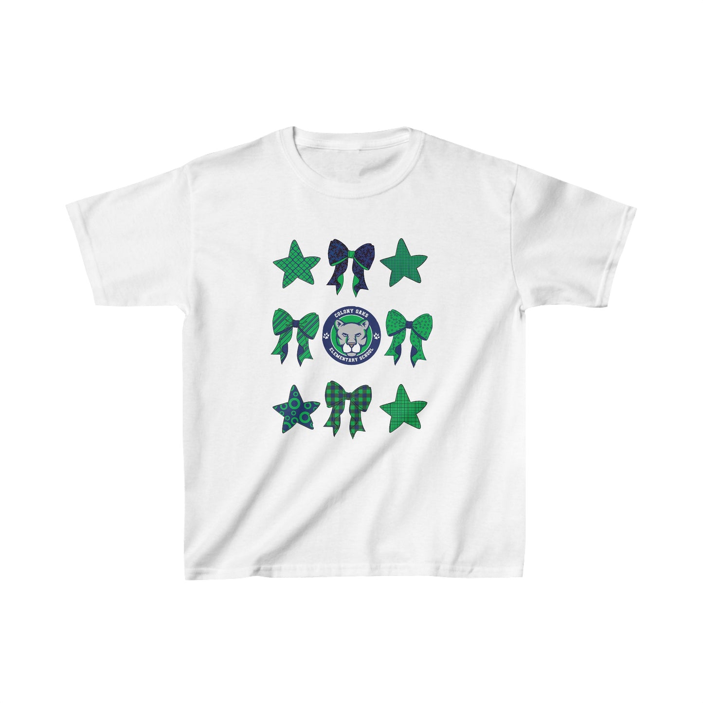 Colony Oaks Bows & Stars Youth Tshirt