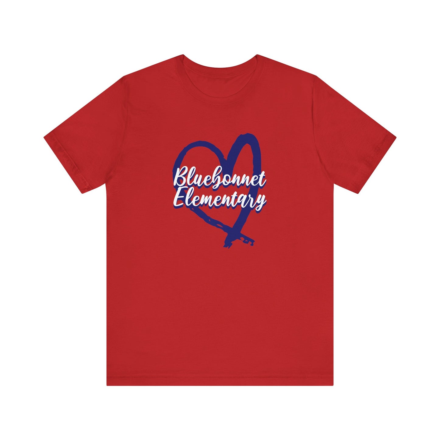 Bluebonnet Heart Shirt Adult Tshirt