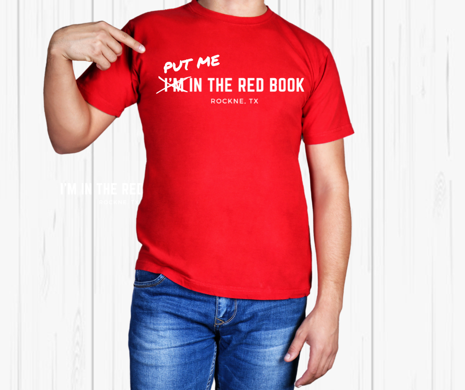 Put Me In The Red Book Shirt