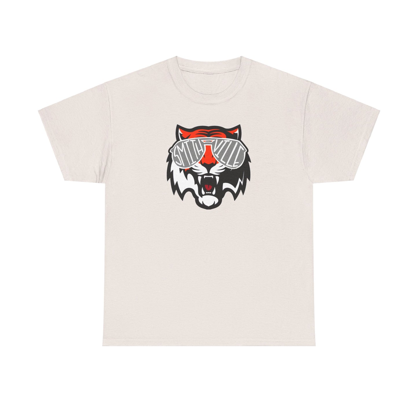 Tiger Glasses Adult Tshirt