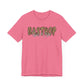 Bastrop Cheetah Font Adult Tshirt