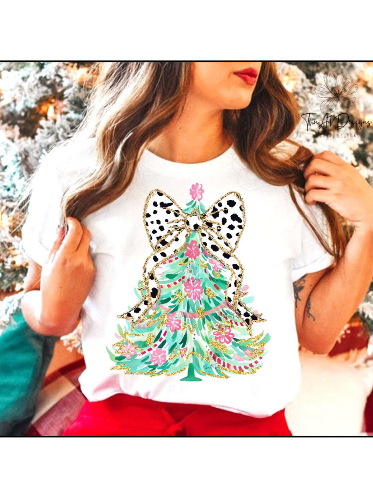 Rich Mom Christmas Top