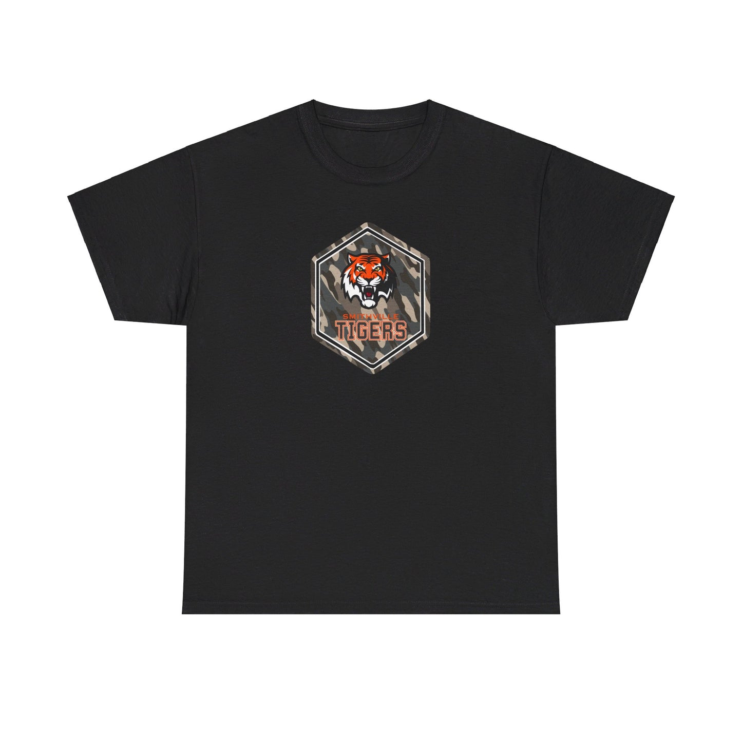 Camo Tigers Adult Tshirt