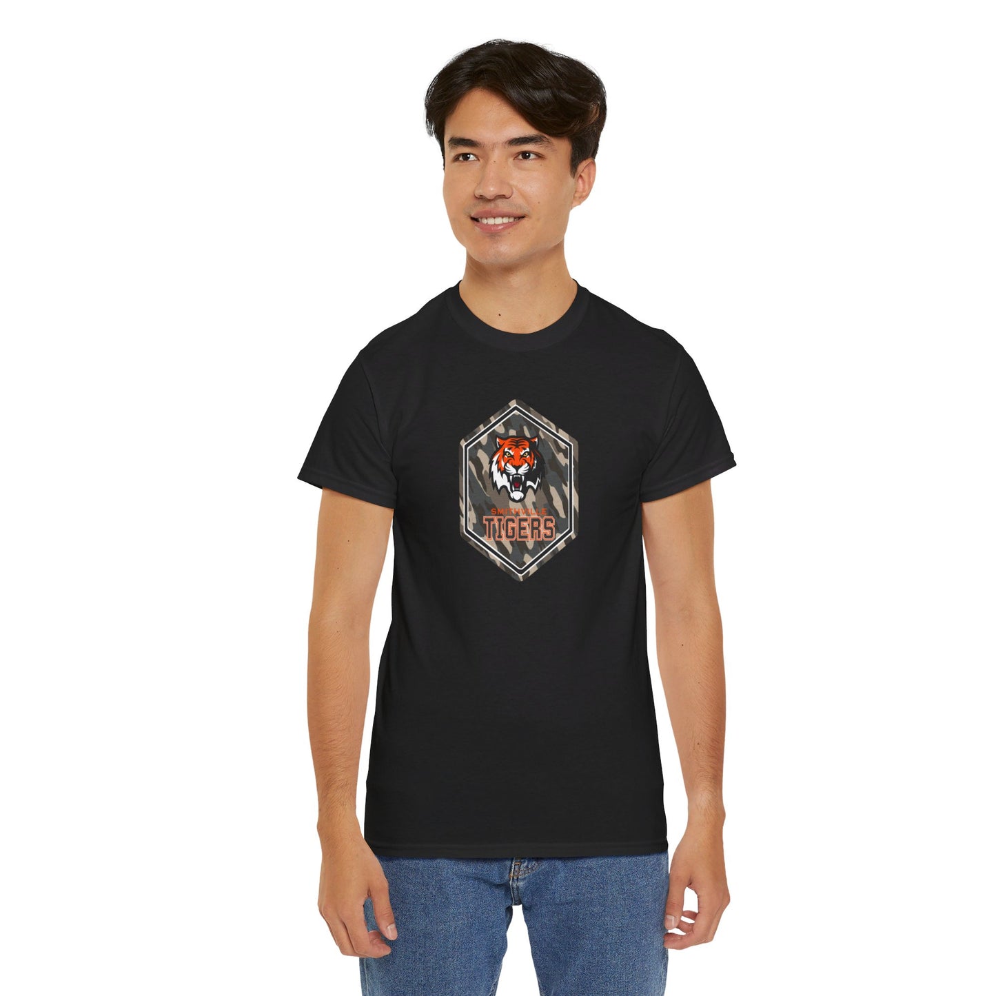 Camo Tigers Adult Tshirt