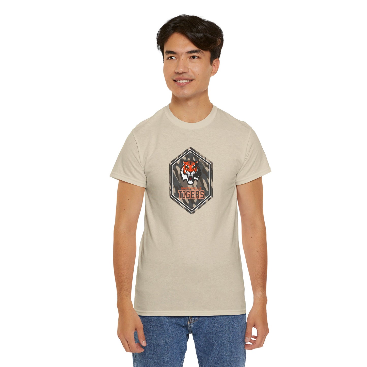 Camo Tigers Adult Tshirt