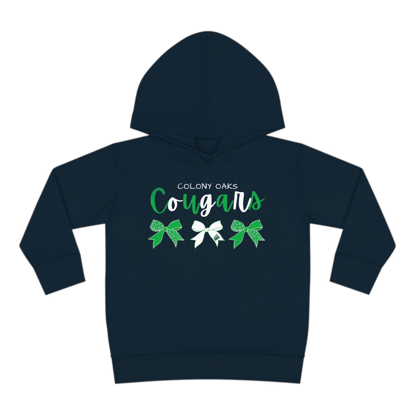 Colony Oaks Bows Toddler Pullover Fleece Hoodie