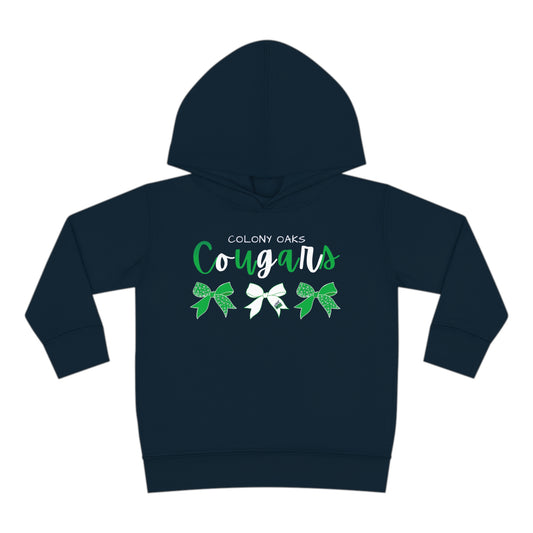 Colony Oaks Bows Toddler Pullover Fleece Hoodie