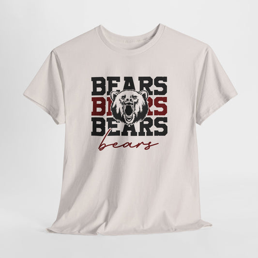 Bears Stacked Adult Tshirt