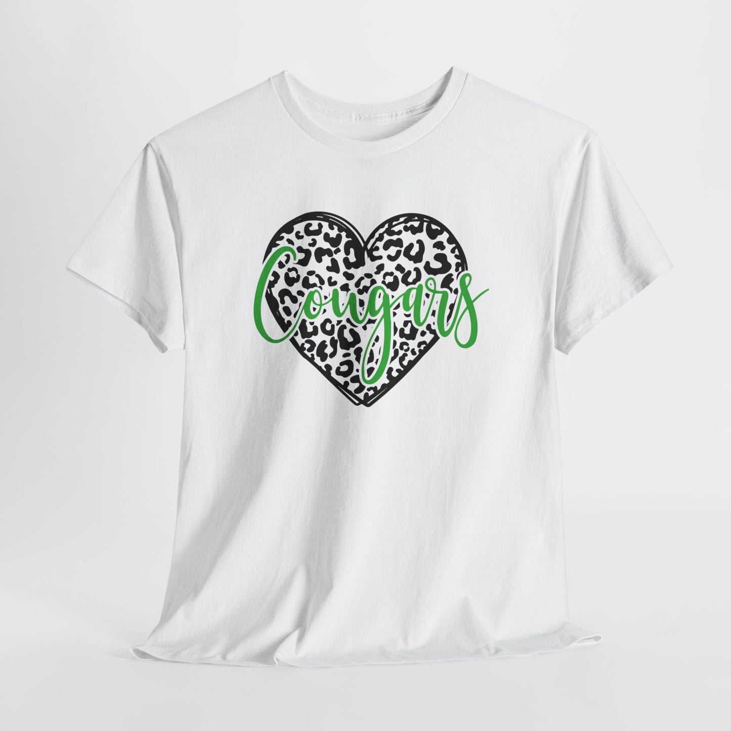 Heart of a Cougar Adult Tshirt