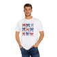 Patriotic Bow T-Shirt, Unisex Tee for Fourth of July, Birthday, Summer Gatherings, Casual Weekend Wear, Gift Idea