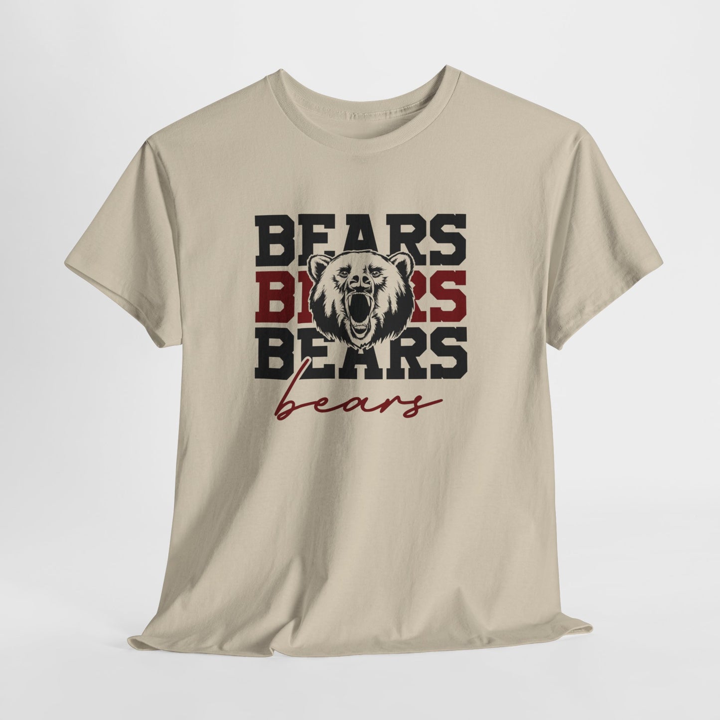 Bears Stacked Adult Tshirt