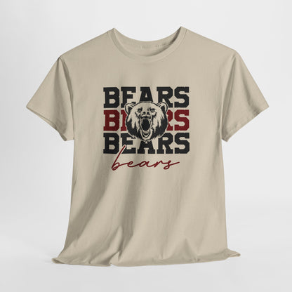 Bears Stacked Adult Tshirt