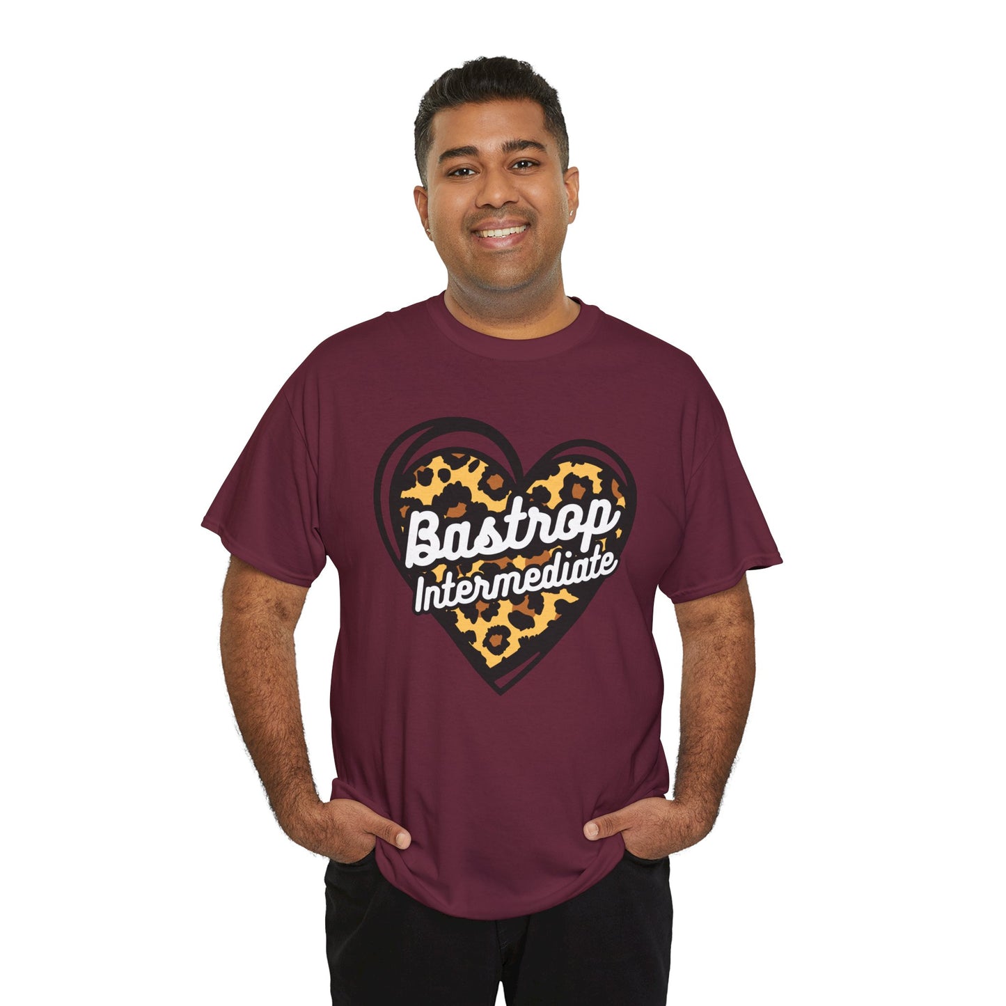 Bastrop Intermediate Bears Heart Tshirt