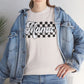 Mama Checkered Adult Tshirt | Mama Racing Shirt | Mama motorcross | Mama Birthday Party Shirt | First time Mom | Mother shirt | Nascar Mommy